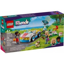 Конструктор LEGO Friends - Електрическа кола и зарядно (42609) -1