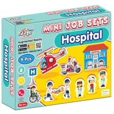 Комплект говорещи играчки Jagu - Болница, 9 части