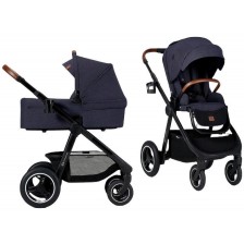 Комбинирана бебешка количка 2 в 1 KinderKraft - Everyday, синя -1