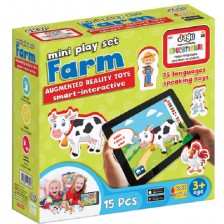 Комплект говорещи играчки Jagu - Ферма, 15 части -1