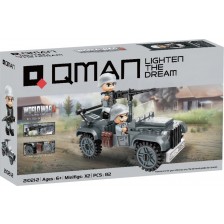 Конструктор Qman Lighten the dream - Военен офроудър KFZ B20 -1