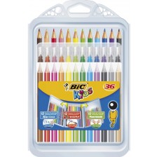 Комплект за оцветяване BIC Kids - 36 части -1