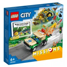 Конструктор Lego City - Мисии за спасяване на диви животни (60353)