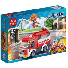 Конструктор BanBao - Пожарна кола, 229 части -1