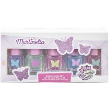 Комплект лакове за нокти Martinelia - Shimmer Wings, 5 броя