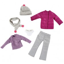 Комплект дрехи за кукла Kruselings - Снежно облекло  -1