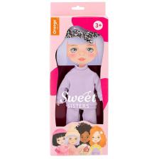 Комплект дрехи за кукла Orange Toys Sweet Sisters - Лилав анцуг -1