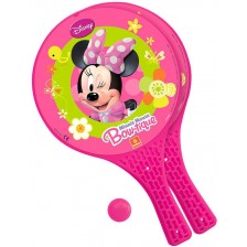 Комплект за тенис на маса Mondo - Minnie Mouse, хилки и топче -1