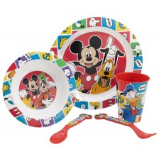 Комплект за хранене Stor - Micro, Mickey Mouse Better Together, 5 части 