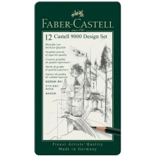 Комплект моливи Faber-Castell 9000 - 12 броя -1