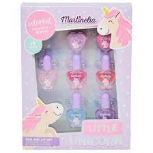 Комплект Martinelia Little Unicorn - Лакове за нокти и гланц за устни