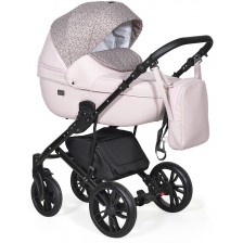 Комбинирана детска количка 2в1 Baby Giggle - Mio, розова -1