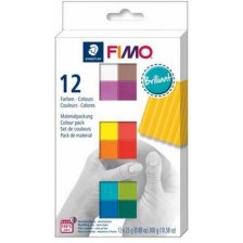 Комплект глина Staedtler Fimo Soft - Brilliant, 12 цвята -1
