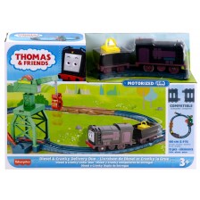 Комплект Fisher Price Thomas & Friends - Писта и локомотив Дизел -1