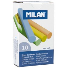 Комплект тебешири Milan - 10 броя, цветни
