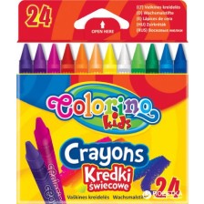 Комплект пастели Colorino Kids - 24 цвята