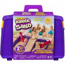 Комплект Kinetic Sand - Сгъваем пясъчник с аксесоари -1
