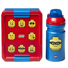 Комплект бутилка и кутия за храна Lego - Iconic Classic