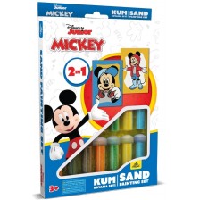 Комплект за оцветяване с пясък Red Castle - Mickey Junior