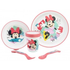 Комплект за хранене Stor - Minnie Mouse Being More Minnie, 5 части