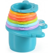 Комплект играчки за баня Huanger - Croc cups -1
