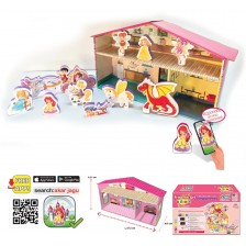 Комплект говорещи играчки Jagu - Принцеса и къща, 12 части -1