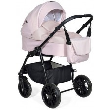 Комбинирана детска количка 2в1 Baby Giggle - Torino, розова -1