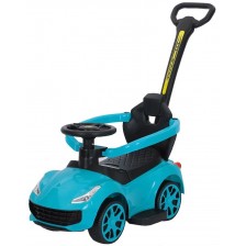Кола за возене Ocie - Ride-On B Super, с родителски контрол, синя -1