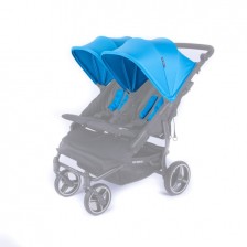Комплект сенници за количка Baby Monsters - Easy Twin, Turquoise -1