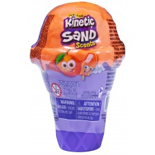 Комплект Spin Master Kinetic Sand - Сладолед с кинетичен пясък, оранжев