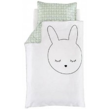 Комплект детски чаршафи Traumeland - Cuddly bunny, 100 х 135 cm