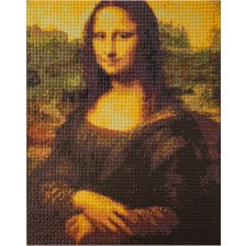 Комплект за рисуване с мъниста Grafix - Мона Лиза -1