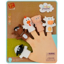 Комплект фигурки за пръсти GОТ - Животни от фермата -1