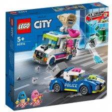 Конструктор Lego City - Полицейско преследване с камион за сладолед (60314)