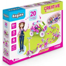 Конструктор Engino Creative - 20 модела за момичета -1