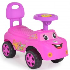 Кола за бутане Moni Toys - Keep Riding, розова -1