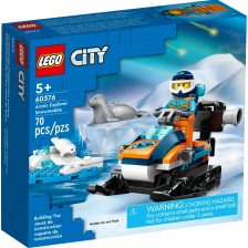 Конструктор LEGO City - Снегомобил, Арктически изследовател (60376) -1