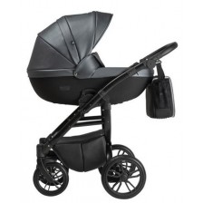 Комбинирана бебешка количка 3 в 1 Tutek - Grander Play G2, сива