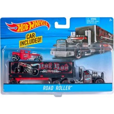 Комплект Mattel Hot Wheels Super Rigs - Камион и кола, асортимент