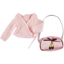 Комплект дрехи за кукла Kruselings - Жилетка и чанта, Вера -1