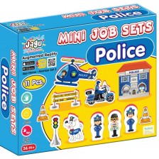 Комплект говорещи играчки Jagu - Полиция, 11 части -1