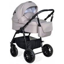 Комбинирана детска количка 2в1 Baby Giggle - Toronto, бежова -1