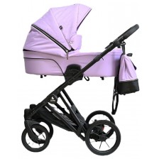 Комбинирана бебешка количка 3 в 1 Tutek - Diamos Pro 3, лилава