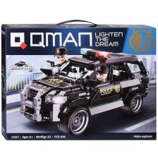 Конструктор Qman - Полицейски изследователски автомобил, 686 части -1