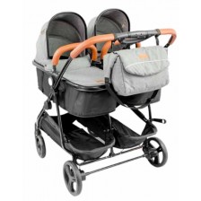 Комбинирана количка за близнаци 2 в 1 Baby Giggle - Duet Practik -1