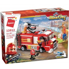 Конструктор Qman Mine City - Пожарна кола