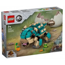 Конструктор LEGO Jurassic World - Бебето Бъмпи: анкилозавър (76962) -1