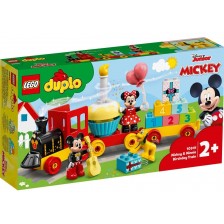 Конструктор LEGO Duplo Disney - Влак за рождения ден на Mickey и Minnie (10941)