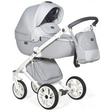 Комбинирана детска количка 3в1 Baby Giggle - Porto, сива -1