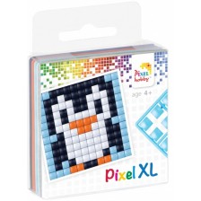 Креативен комплект с пиксели Pixelhobby - XL, Пингвинче -1
